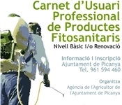 Cursos per a l'obtenció del Carnet d'Usuari Professional de Productes Fitosanitaris