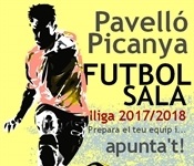 Apunta't a la lliga de futbol sala del Pavelló