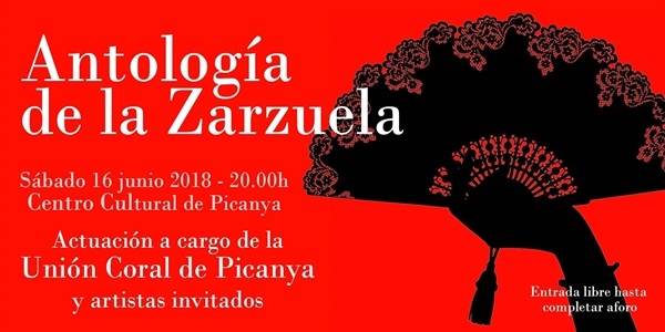 "Antología de la Zarzuela" a càrrec de la Unió Coral de Picanya