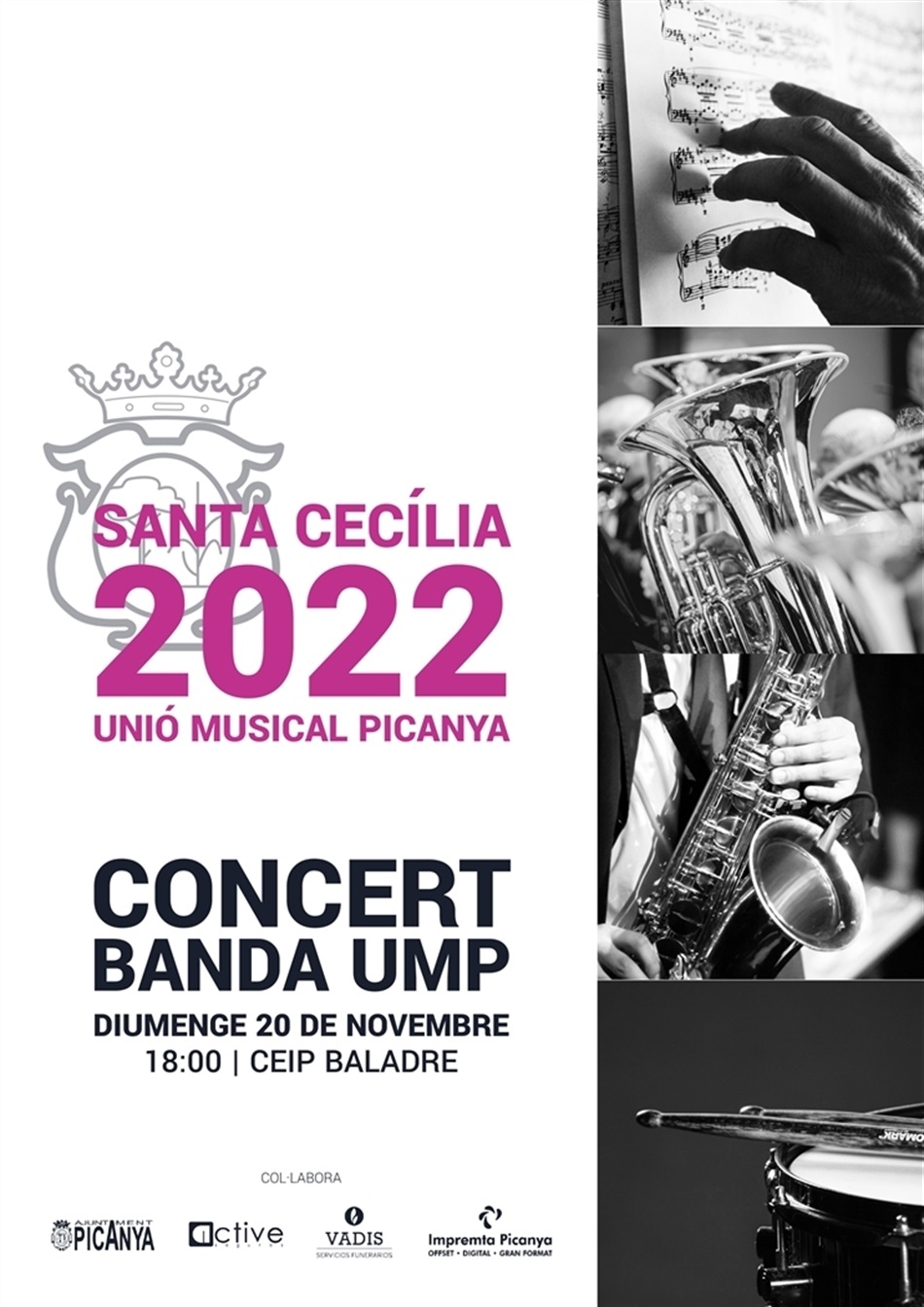 Cartell Concert Santa Cecília 2022