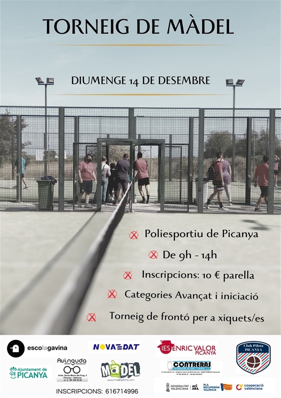 Cartell Torneig Màdel Picanya 2025 OK Cartell Torneig Màdel Picanya 2025 OK