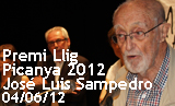 Acte de lliurament del Premi Llig Picanya a José Luís Sampedro